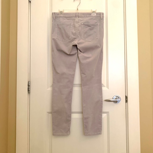 GAP 1969 Women Always Skinny Stretch Corduroys Light Grey Size 28R - Picture 7 of 11